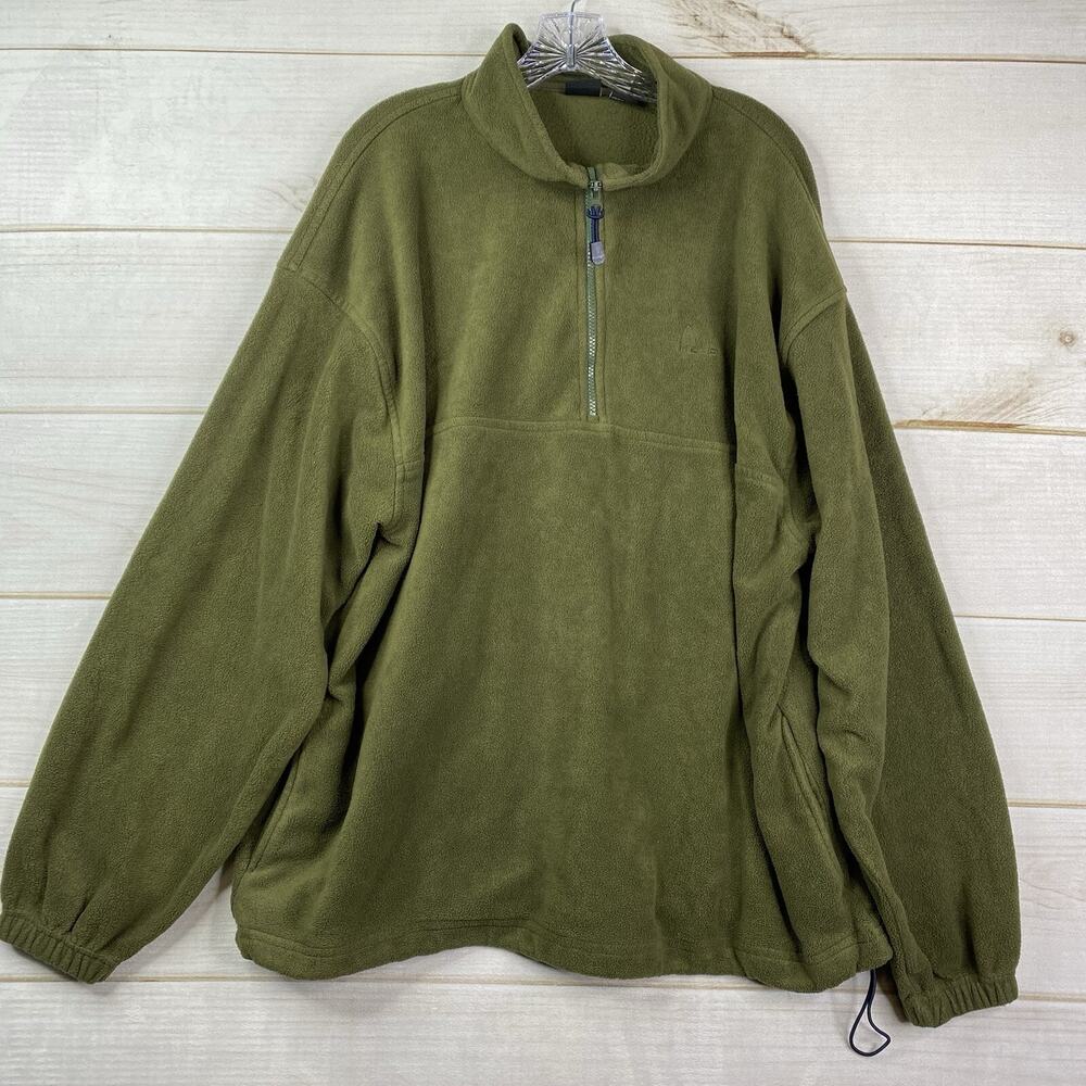 Head 1/4 Zip Mens Pullover Shirt Jacket XXL Green Pickleball Tennis Warm Up